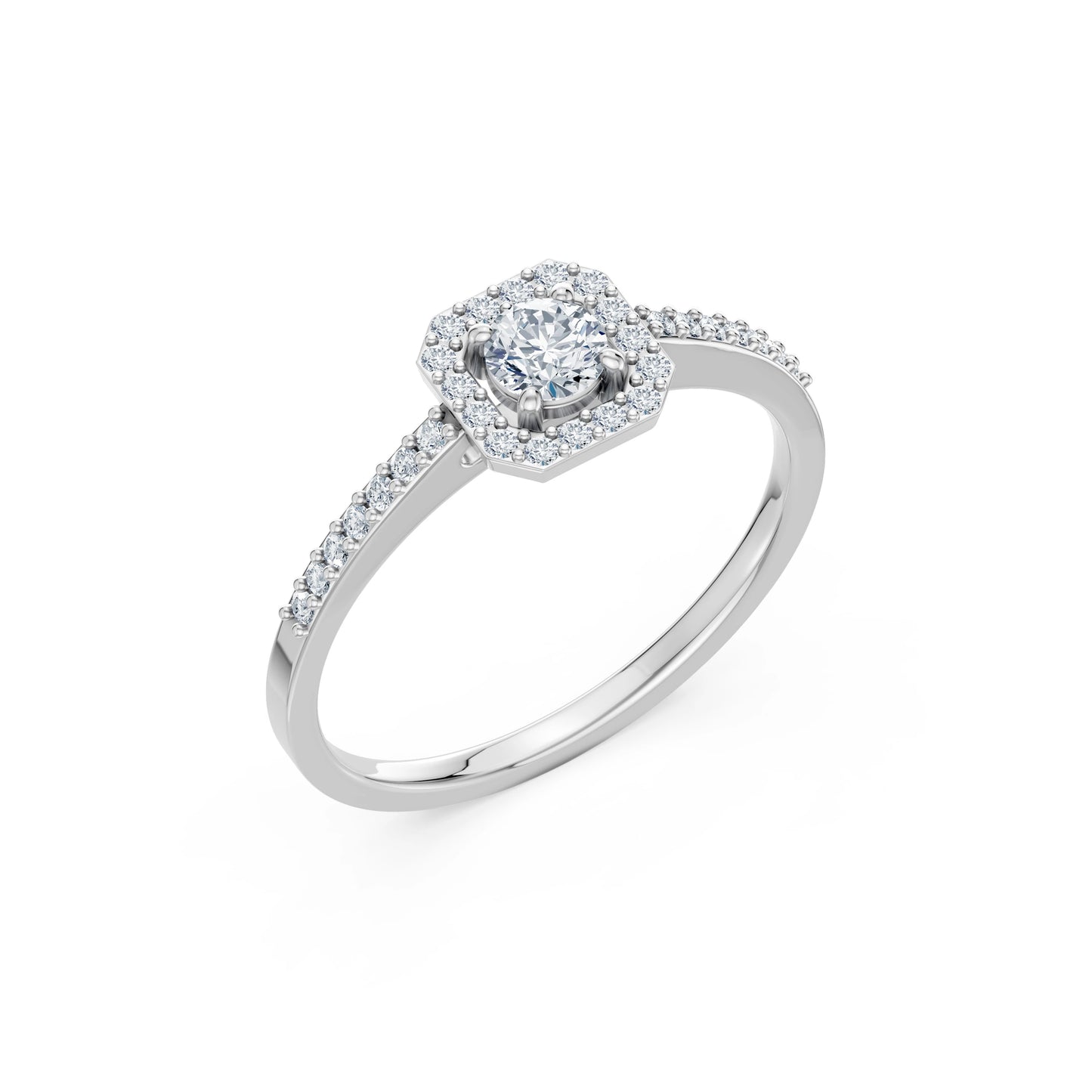 Solitär-Eternity-Ring, 0.2 ct — 101-10118/2(3.7)