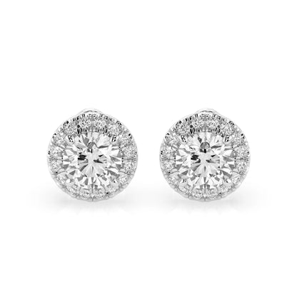 Solitär-Eternity-Ohrringe (Rund), 1.0 ct — 102-10095(5.1)