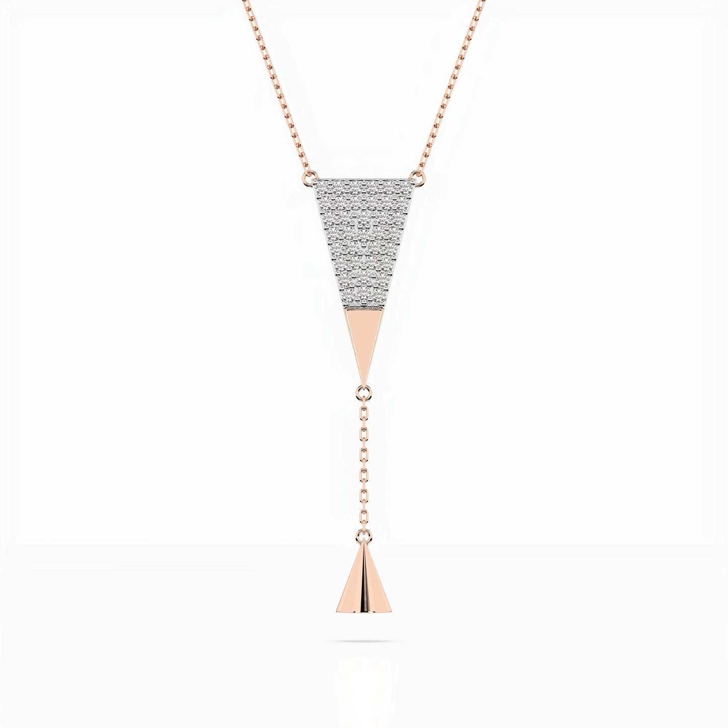 Minimalismus-Halskette (Rund), 0.22 ct — 104-10018