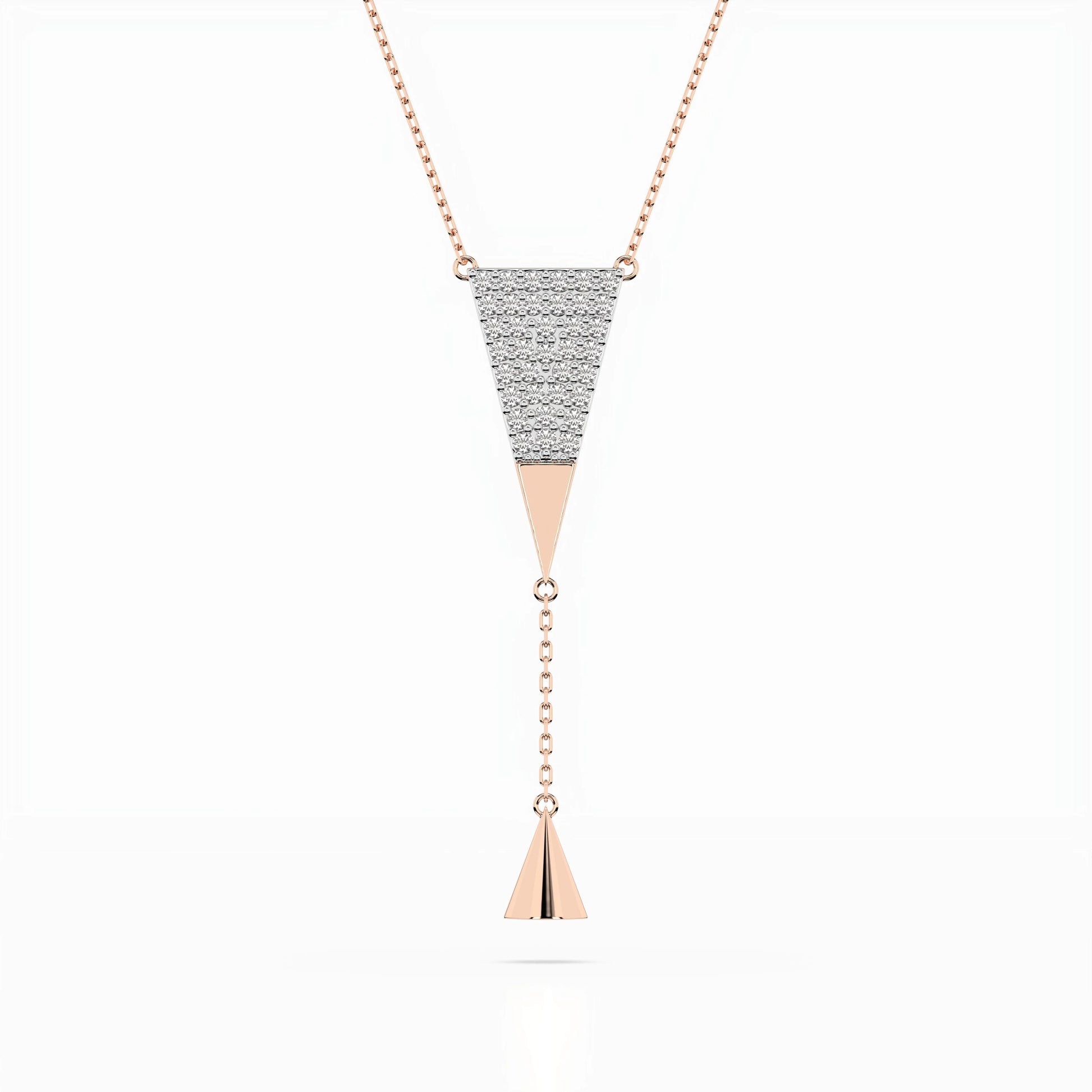 Minimalismus-Halskette (Rund), 0.22 ct — 104-10018
