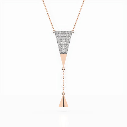 Minimalismus-Halskette (Rund), 0.22 ct — 104-10018