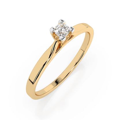 Solitär-Ring (Rund), 0.06 ct — 101-10034(2.5)