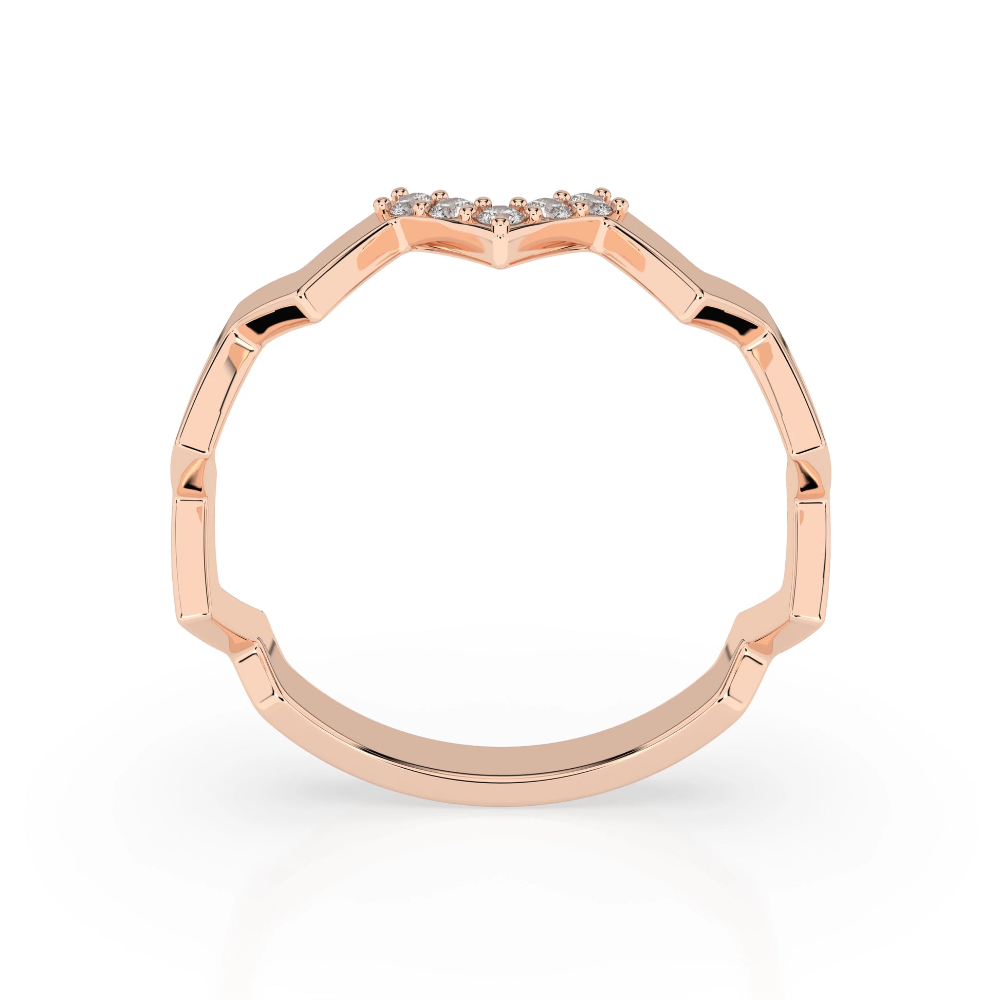 Minimalismus-Ring (Rund), 0.05 ct — 101-10162/1