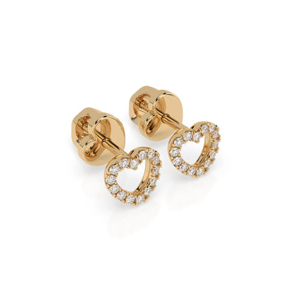 Minimalismus-Ohrringe (Rund), 0.14 ct — 102-10028