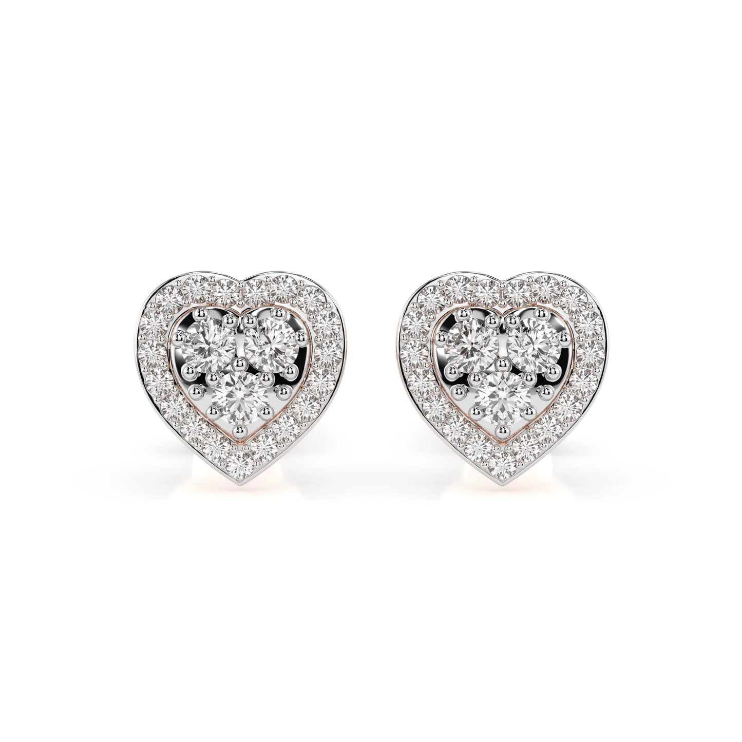 Illusion-Ohrringe (Rund), 0.17 ct — 102-10096