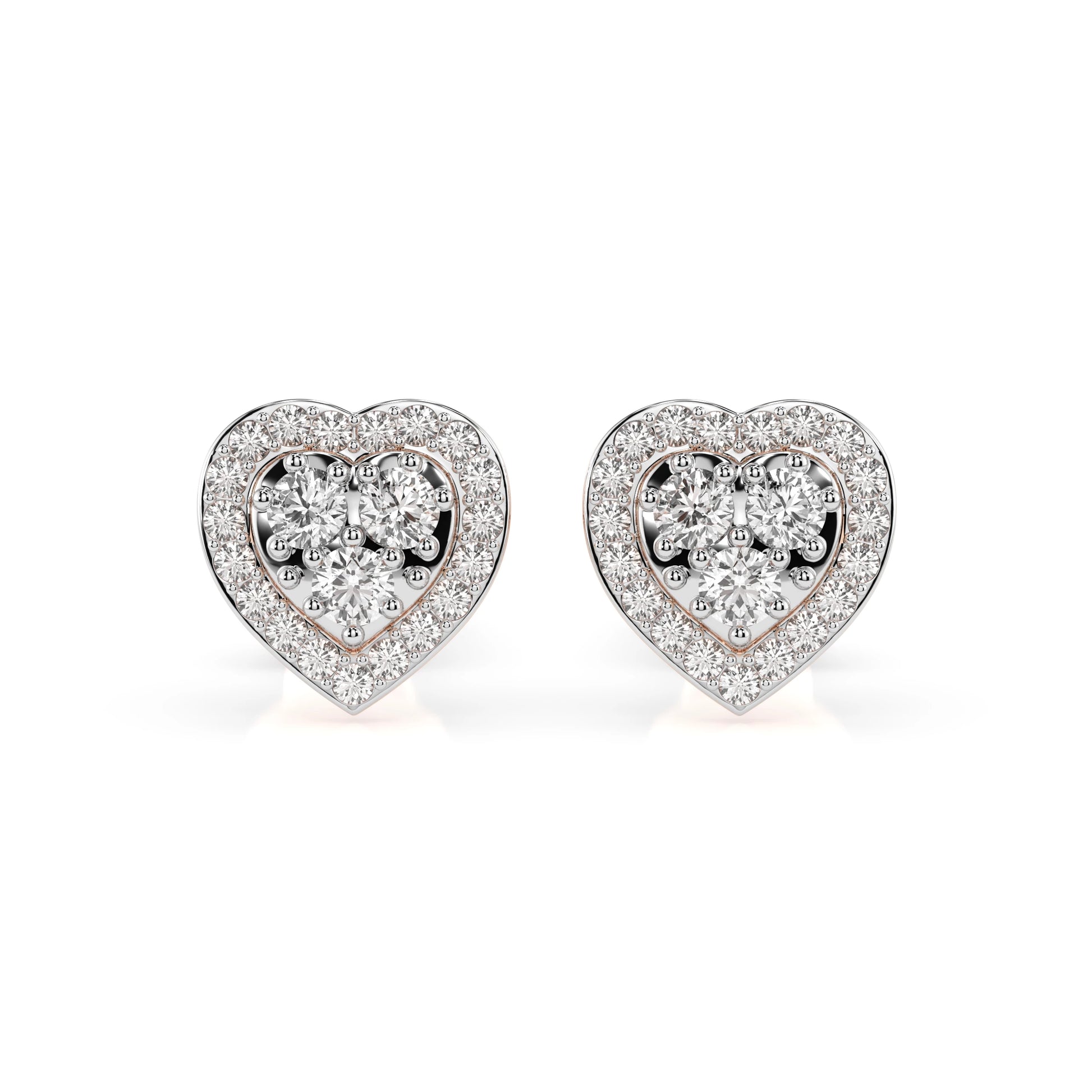 Illusion-Ohrringe (Rund), 0.17 ct — 102-10096