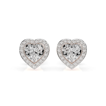 Illusion-Ohrringe (Rund), 0.17 ct — 102-10096