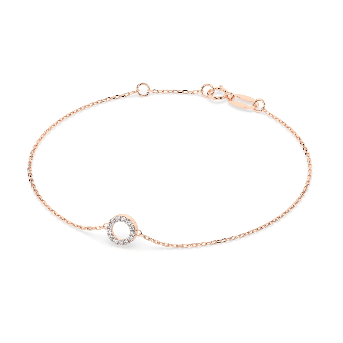Minimalismus-Armband (Rund), 0.07 ct — 105-10015