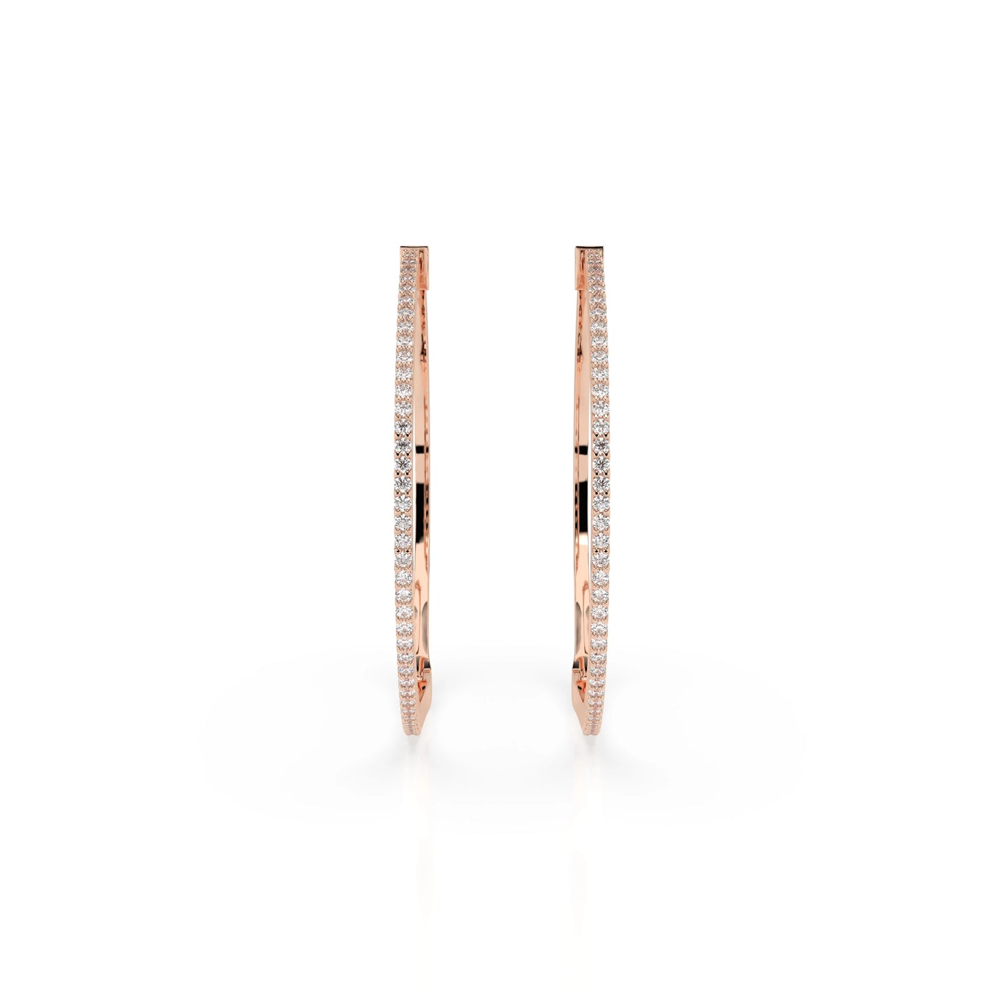 Eternity-Ohrringe (Rund), 0.38 ct — 102-10051