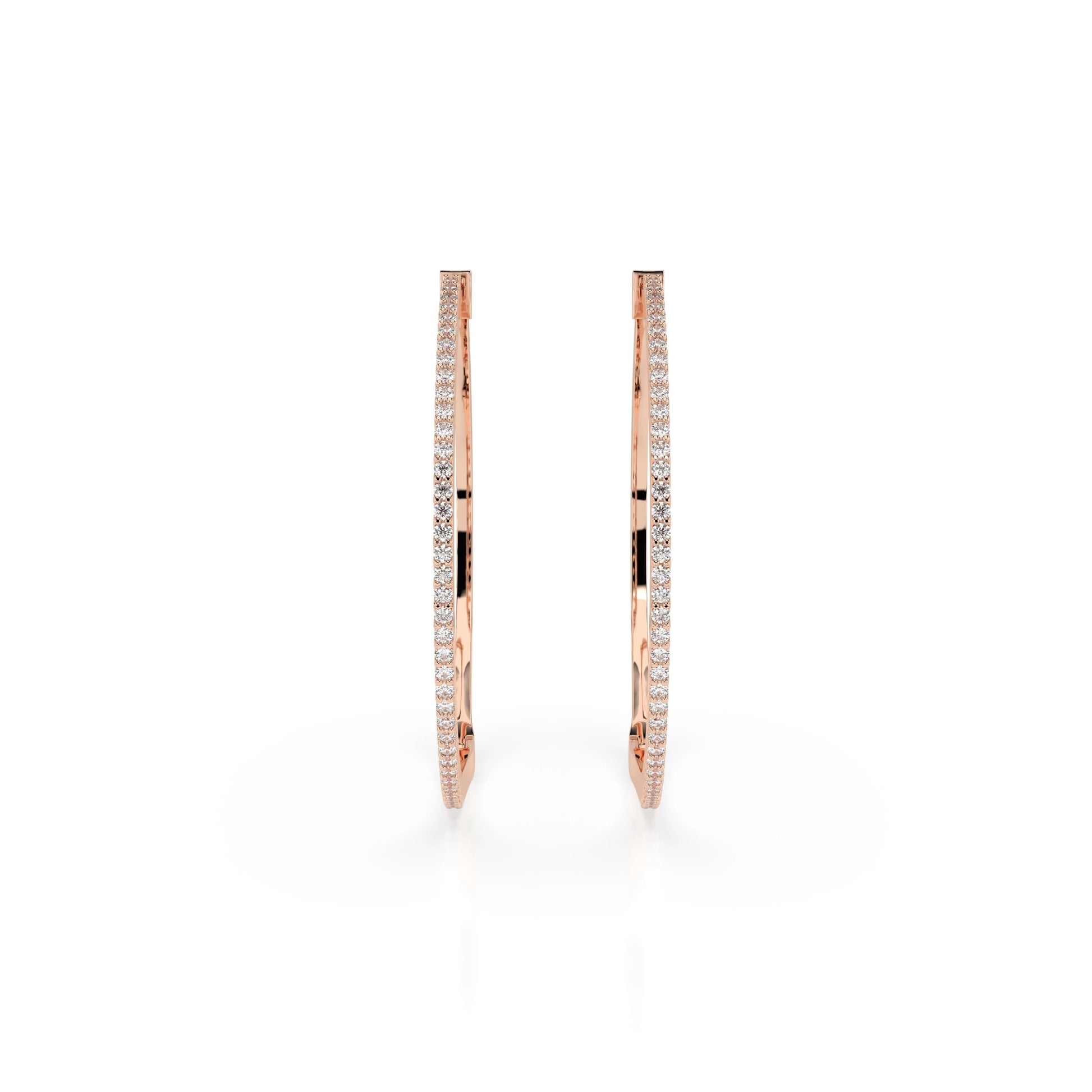 Eternity-Ohrringe (Rund), 0.38 ct — 102-10051