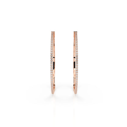 Eternity-Ohrringe (Rund), 0.38 ct — 102-10051