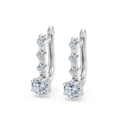 Solitär-Eternity-Ohrringe, 0.6 ct — 102-10144(4.2)