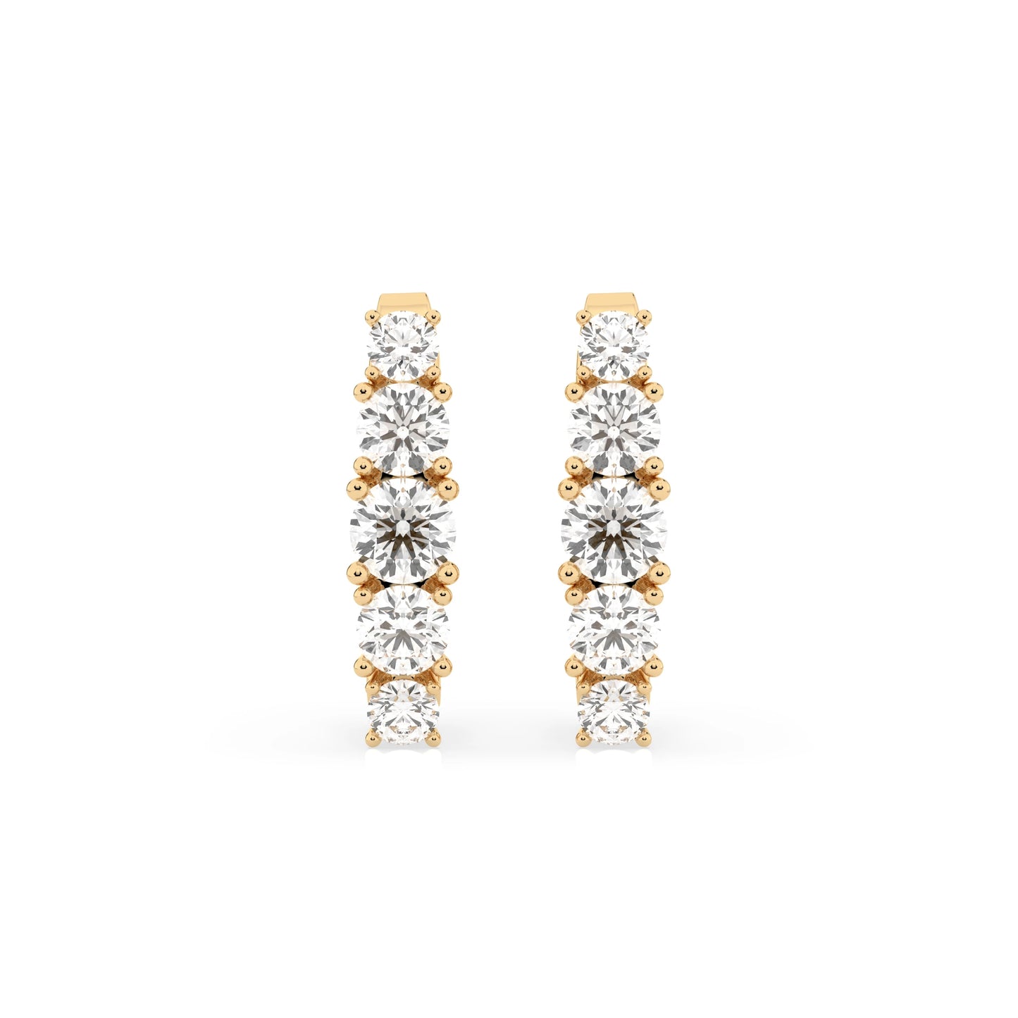 Eternity-Ohrringe (Rund), 0.3 ct — 102-10128