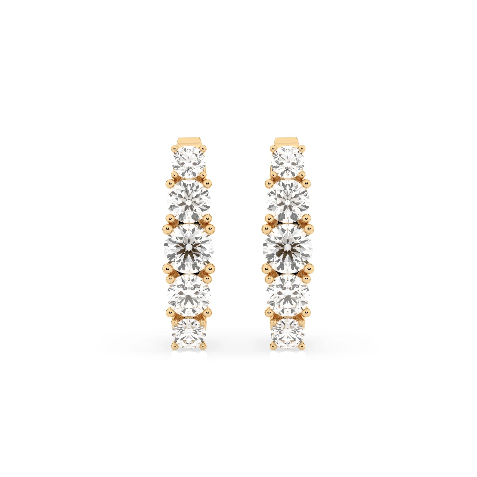 Eternity-Ohrringe (Rund), 0.3 ct — 102-10128