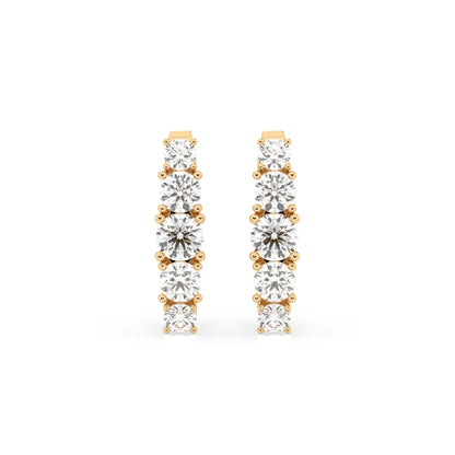 Eternity-Ohrringe (Rund), 0.3 ct — 102-10128