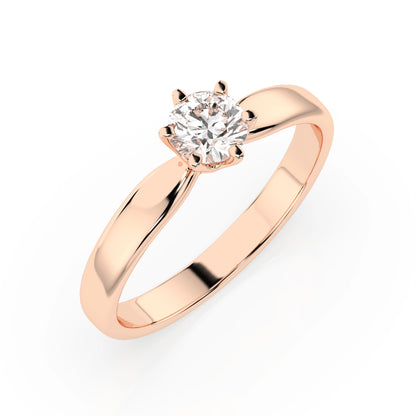 Solitär-Ring (Rund), 0.35 ct — 101-10040(4.5)