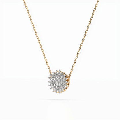 Illusion-Halskette (Rund), 0.15 ct — 104-10052