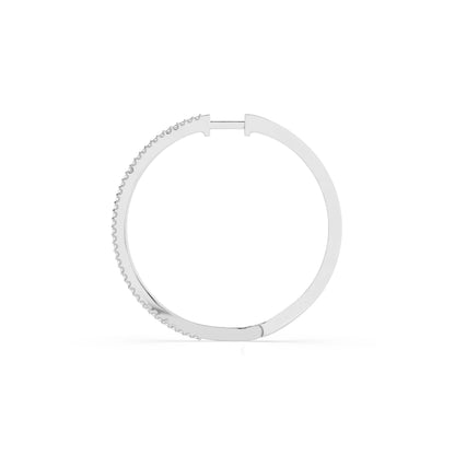 Eternity-Ohrringe (Rund), 0.38 ct — 102-10051