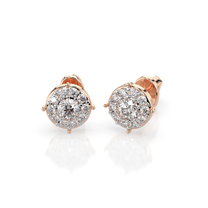 Solitär-Eternity-Ohrringe (Rund), 0.2 ct — 102-10017(3.0)