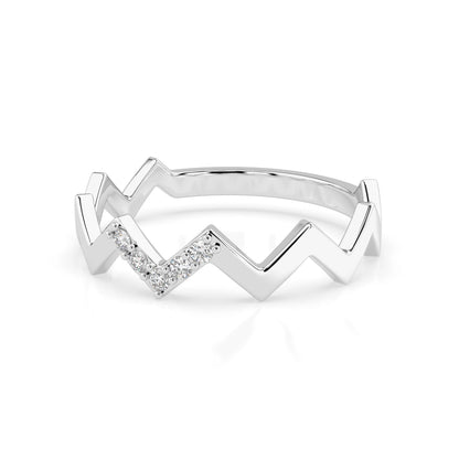 Minimalismus-Ring (Rund), 0.05 ct — 101-10162/1