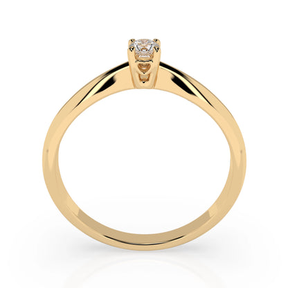 Solitär-Ring (Rund), 0.06 ct — 101-10035(2.5)