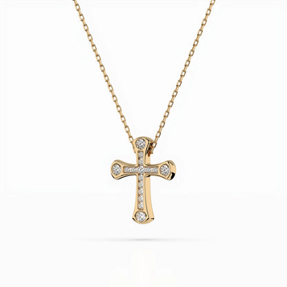 Minimalismus-Halskette (Rund), 0.06 ct — 104-10009