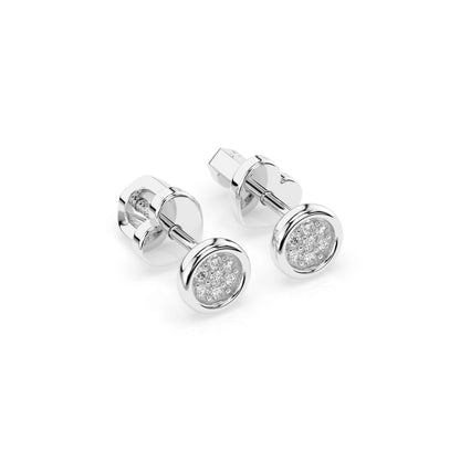 Illusion-Ohrringe (Rund), 0.08 ct — 102-10068