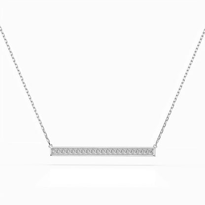 Minimalismus-Halskette (Rund), 0.12 ct — 104-10024