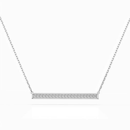Minimalismus-Halskette (Rund), 0.12 ct — 104-10024