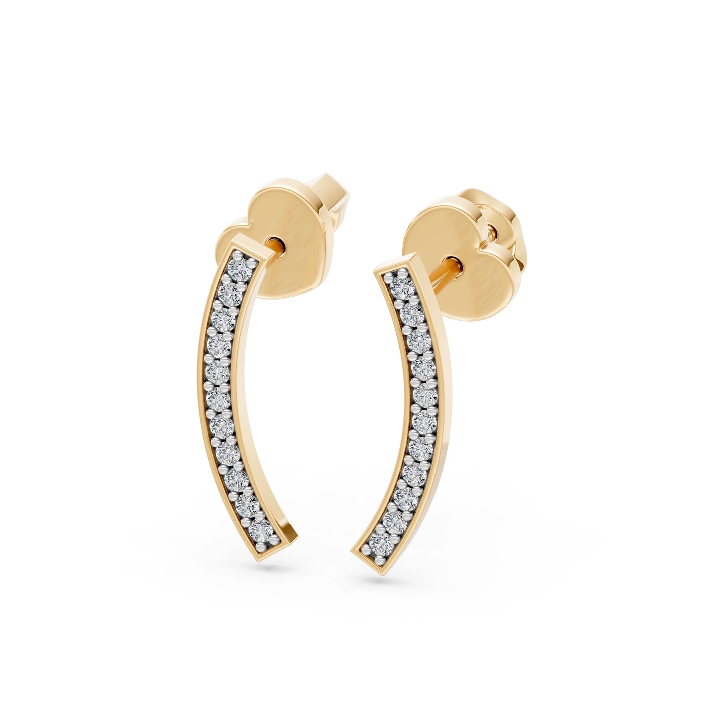 Minimalismus-Ohrringe, 0.13 ct — 102-10065