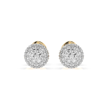 Illusion-Ohrringe (Rund), 0.46 ct — 102-10090