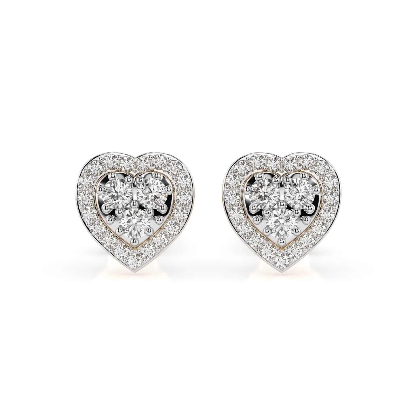 Illusion-Ohrringe (Rund), 0.17 ct — 102-10096