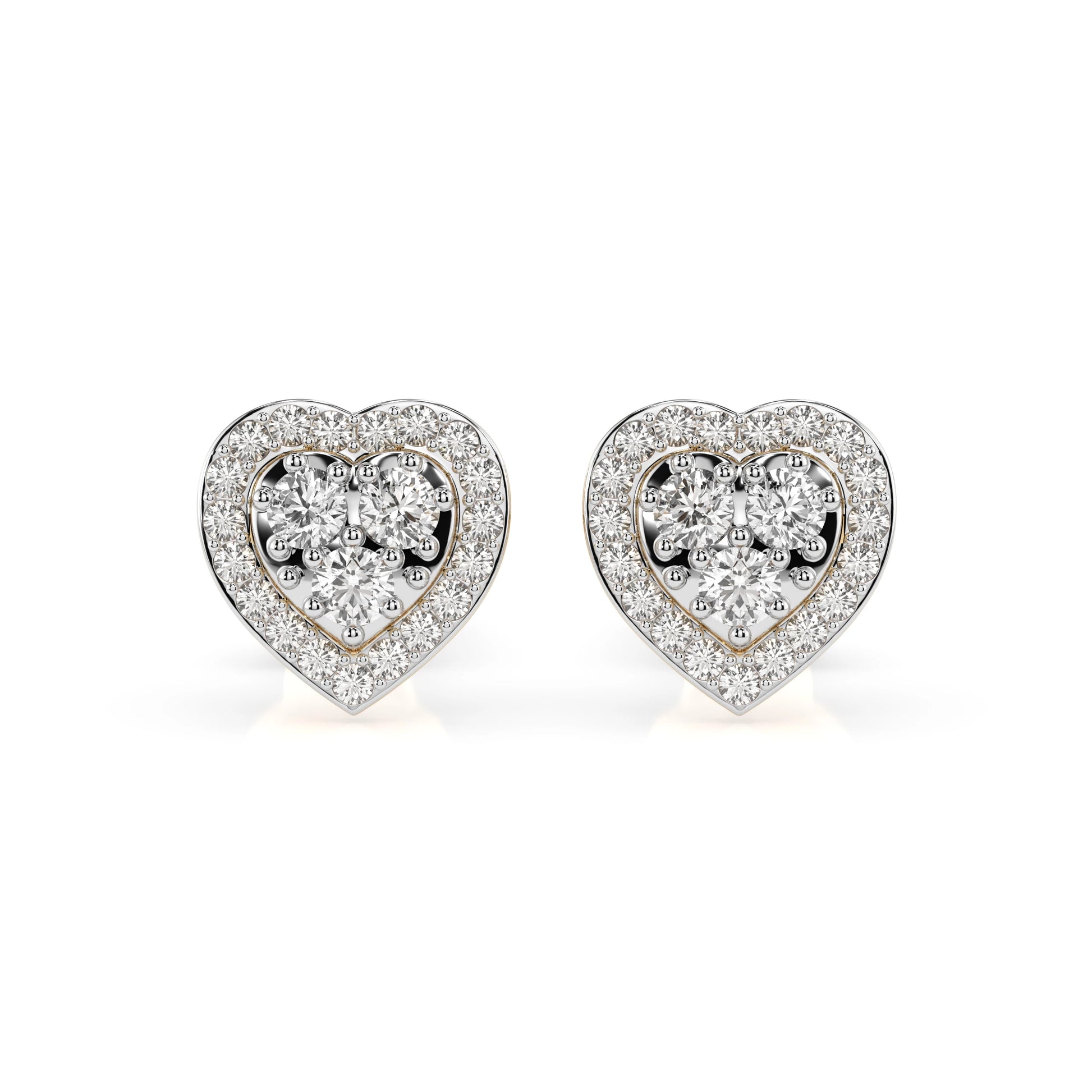 Illusion-Ohrringe (Rund), 0.17 ct — 102-10096
