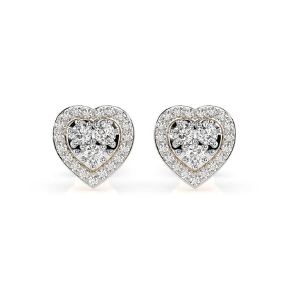 Illusion-Ohrringe (Rund), 0.17 ct — 102-10096