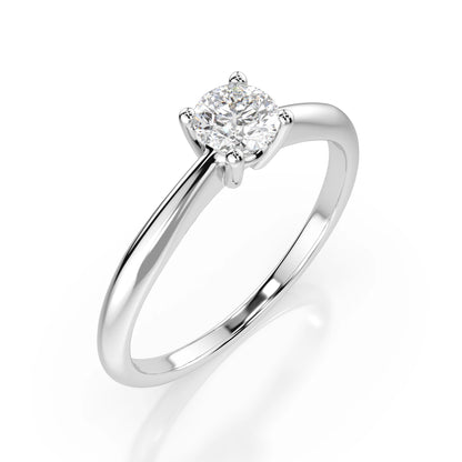 Solitär-Ring (Rund), 0.35 ct — 101-10021(4.5)