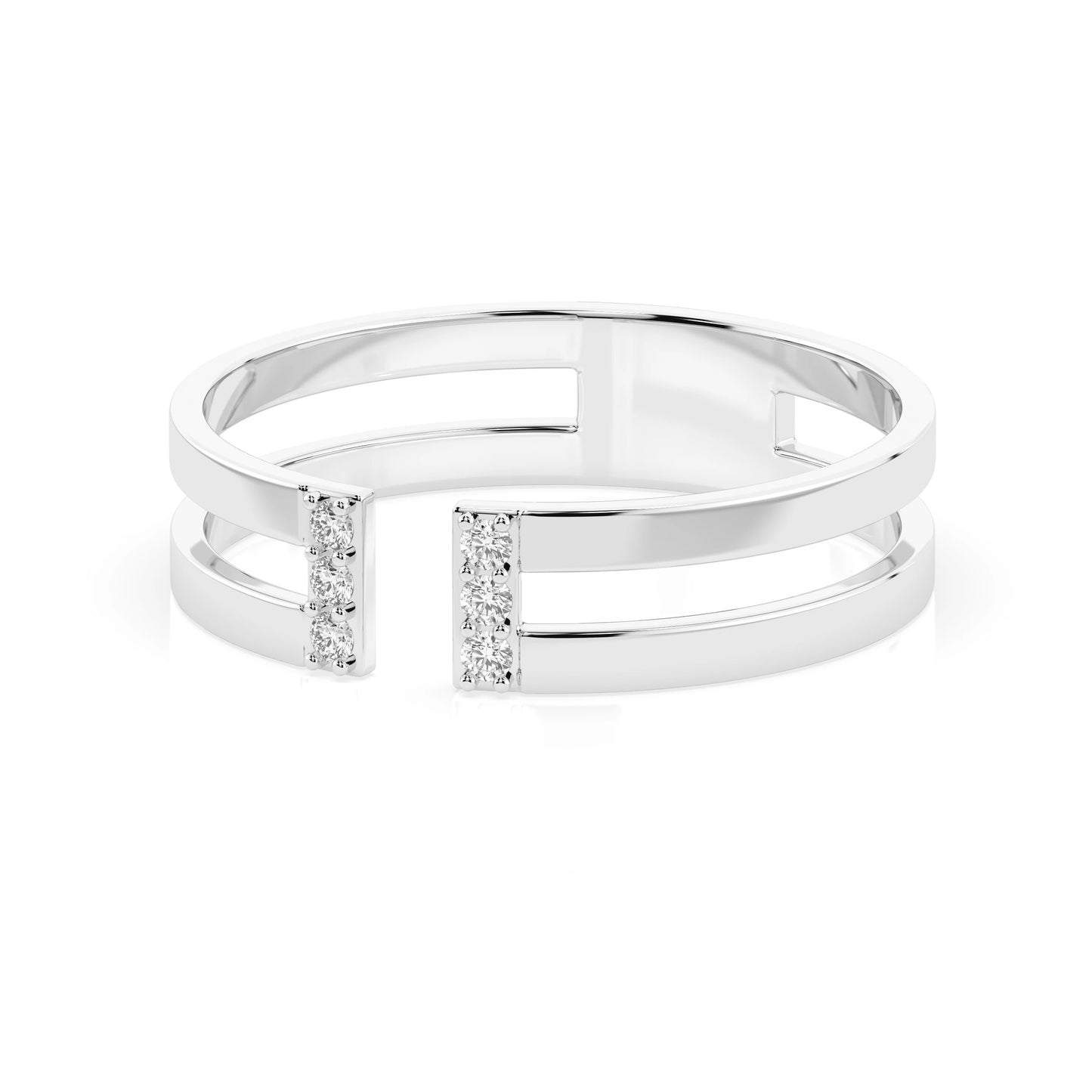 Minimalismus-Ring (Rund), 0.06 ct — 101-10163