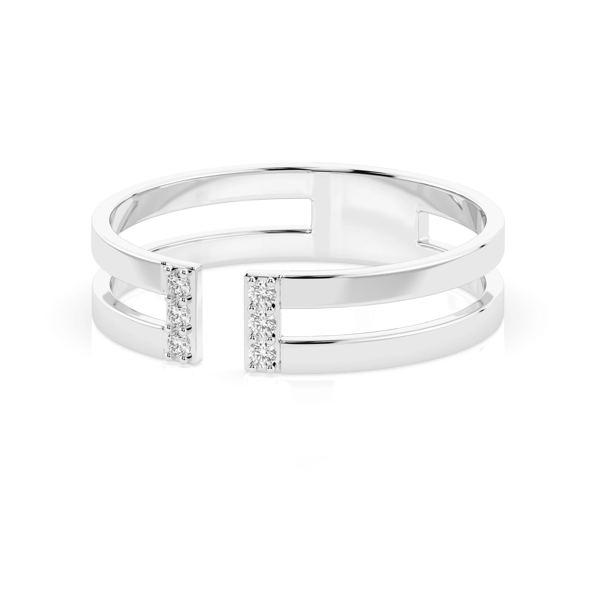 Minimalismus-Ring (Rund), 0.06 ct — 101-10163