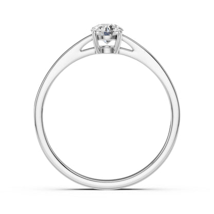 Solitär-Ring (Rund), 0.45 ct — 101-10012/1(4.8)