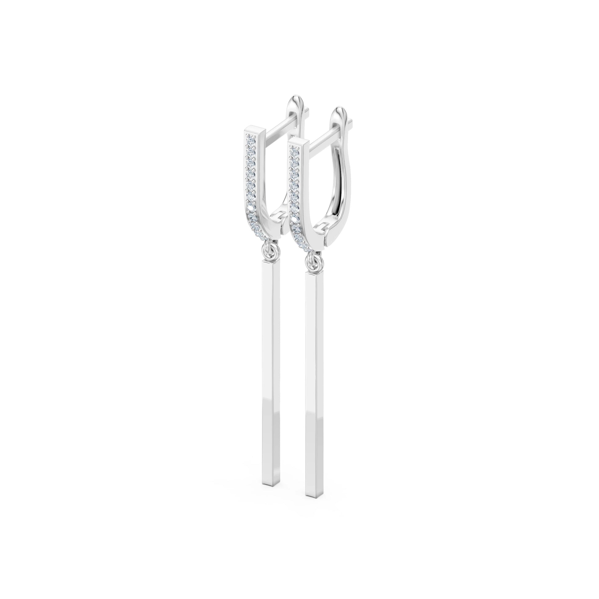 Minimalismus-Ohrringe, 0.13 ct — 102-10129/3