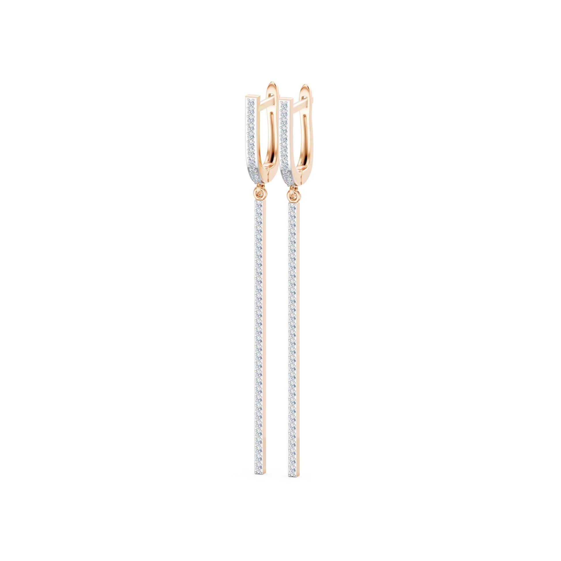 Minimalismus-Ohrringe, 0.37 ct — 102-10129/4