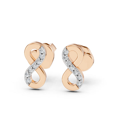 Minimalismus-Ohrringe (Rund), 0.09 ct — 102-10092