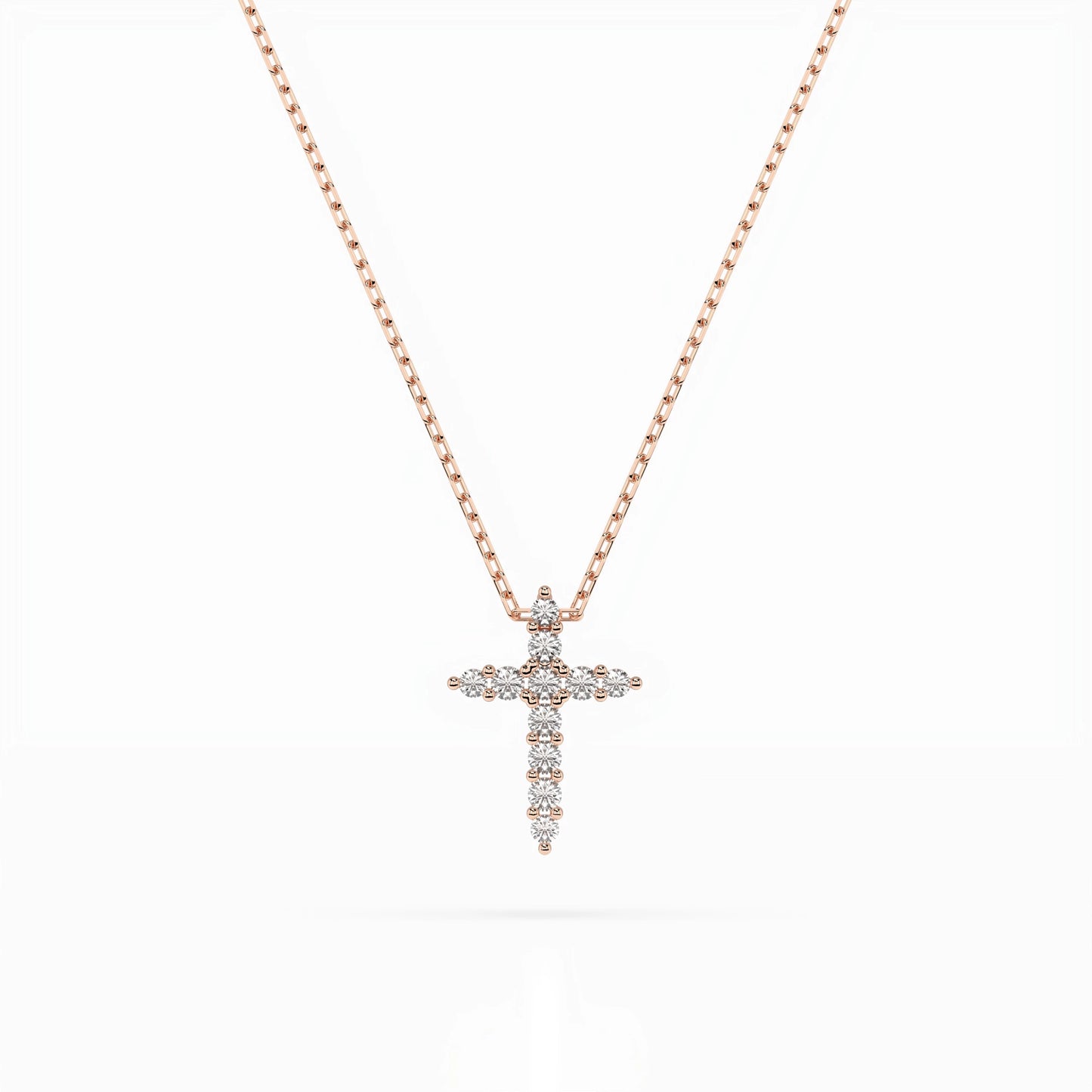 Minimalismus-Halskette (Rund), 0.07 ct — 104-10020