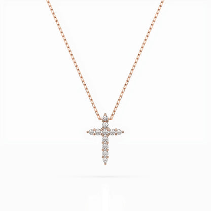 Minimalismus-Halskette (Rund), 0.07 ct — 104-10020