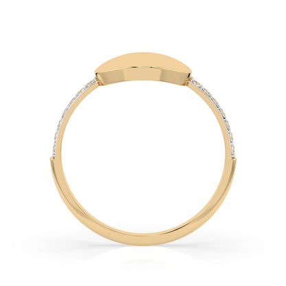Minimalismus-Ring (Rund), 0.14 ct — 101-10067