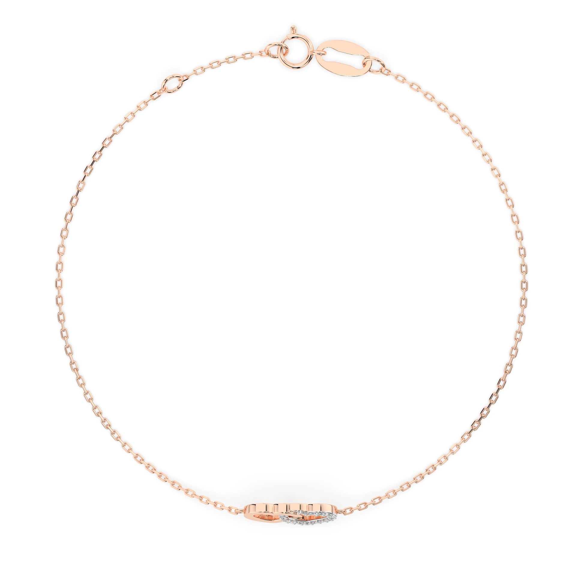 Minimalismus-Armband (Rund), 0.08 ct — 105-10010