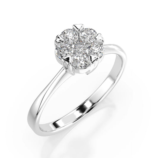 Illusion-Ring (Rund), 0.1 ct — 101-10015/1(3.0)