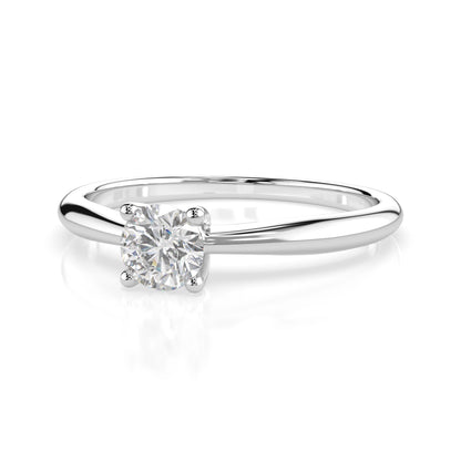 Solitär-Ring (Rund), 0.3 ct — 101-10021(4.2)