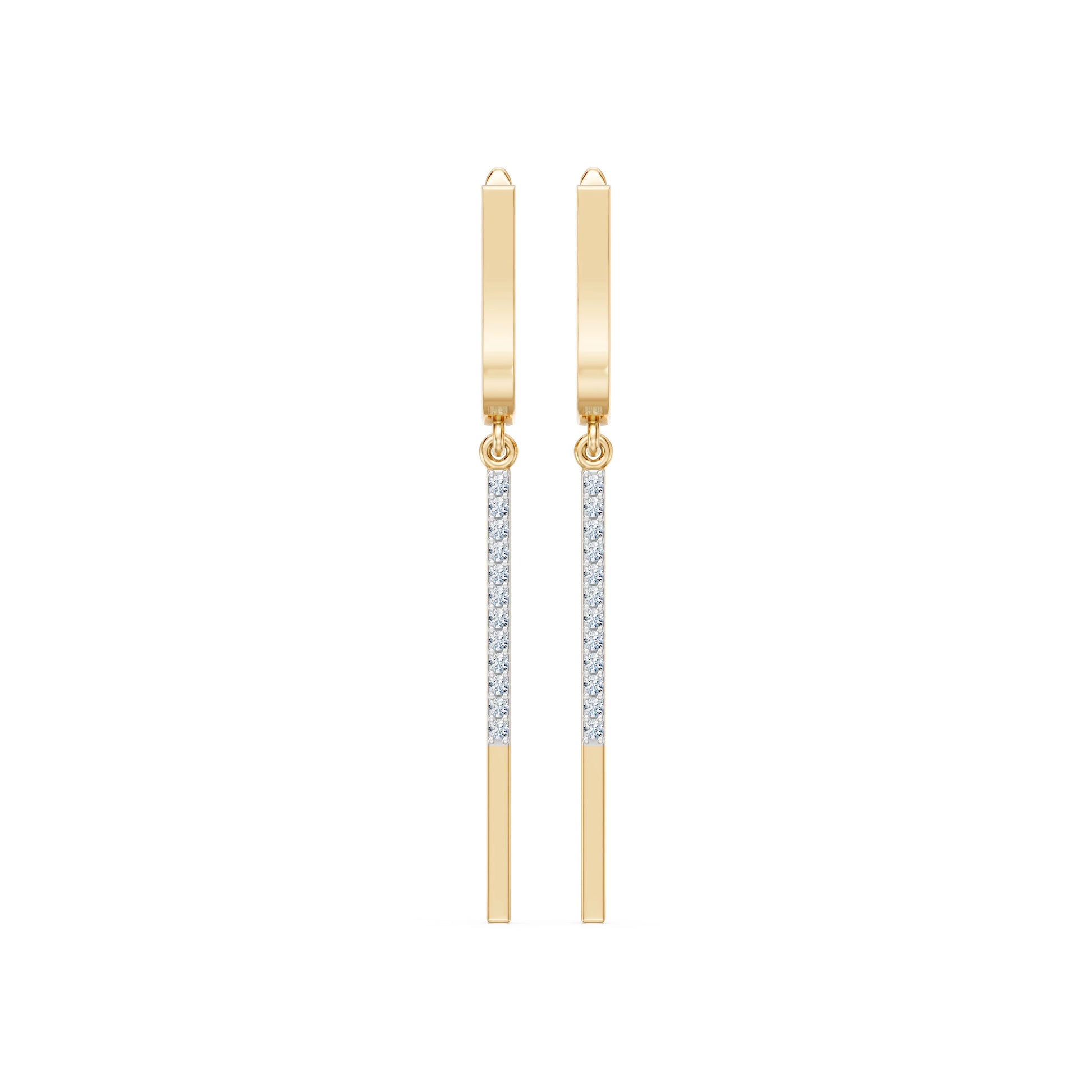 Minimalismus-Ohrringe, 0.14 ct — 102-10129/6