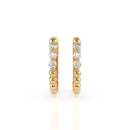 Eternity-Ohrringe (Rund), 0.18 ct — 102-10019/2(2.0)