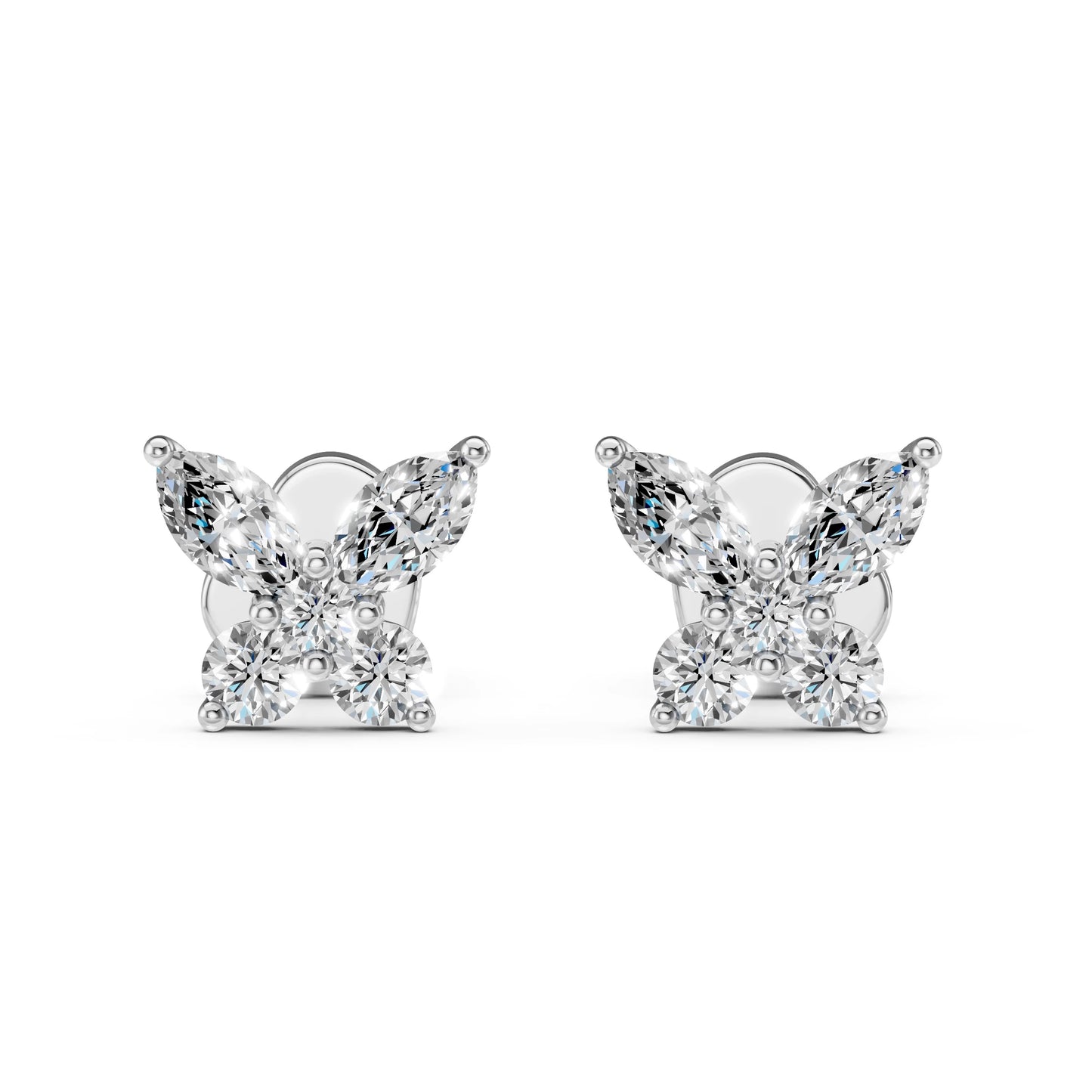 Illusion-Ohrringe (Marquise), 0.4 ct — 102-10192